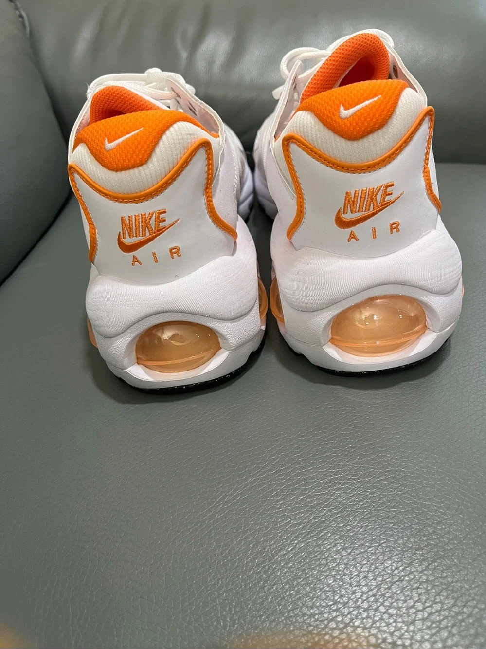 Nike Air max TW White and Orange Running Sneakers